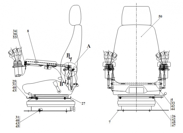 Сиденье 2551(8)