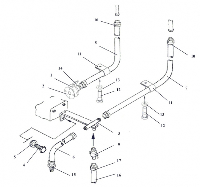 Система обогрева кабины 342В(1)