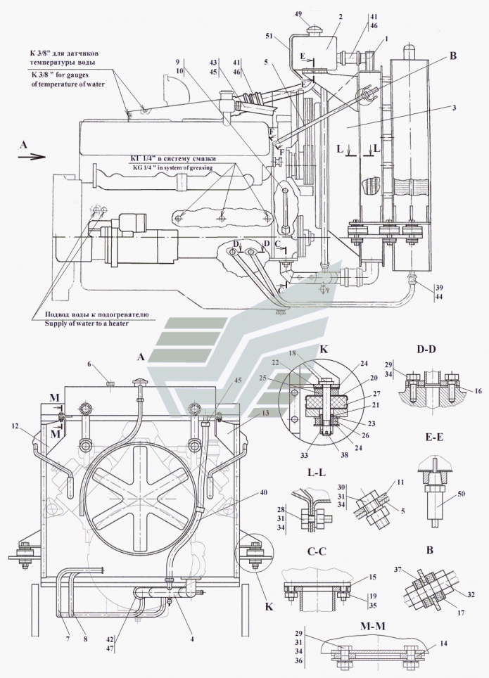Система охлаждения 361(1)