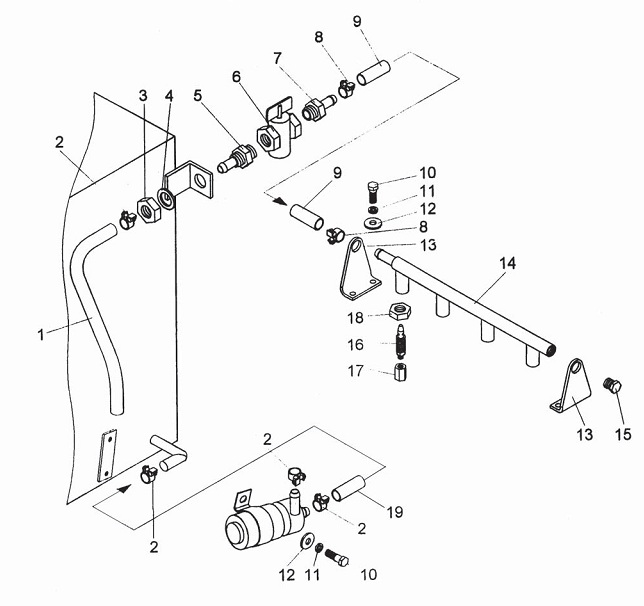 Система орошения 8047А(3)