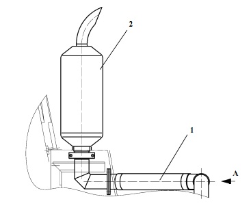 Система выпуска отработавших газов 451А(1)