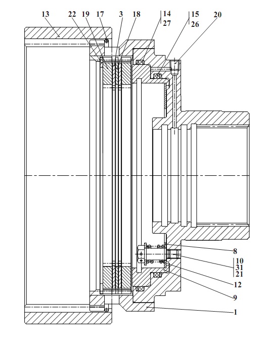 Тормоз колесный 2551(1)