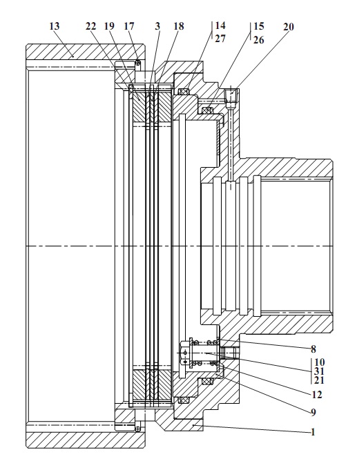 Тормоз колесный 2661-01(1)