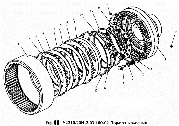 Тормоз колесный 342с(1)