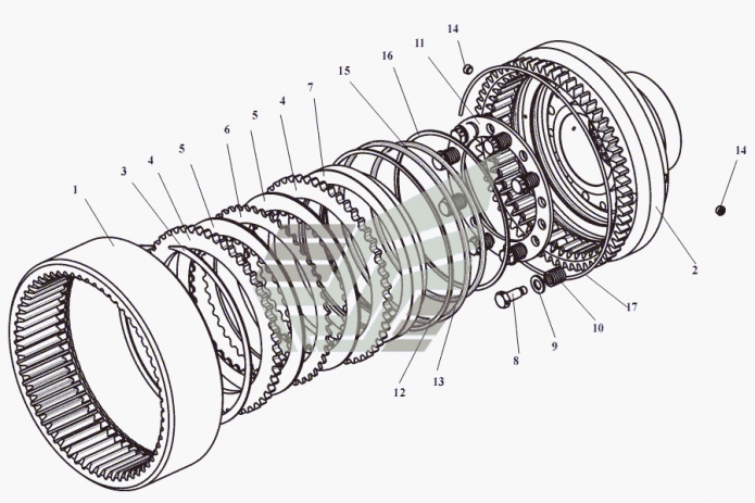 Тормоз колесный 351(1)