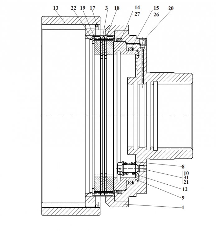 Тормоз колесный