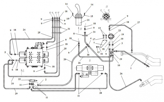 Управление гидрораспределителем 325(1)
