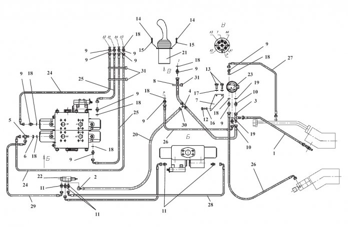 Управление гидрораспределителем 333А(1)