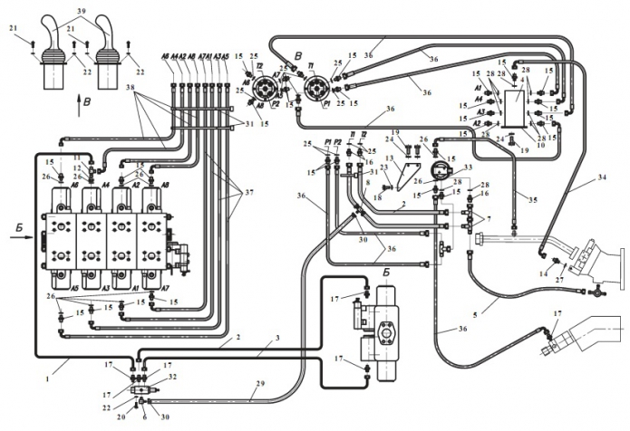 Управление гидрораспределителем 352С(1)