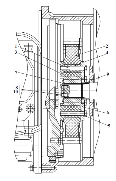 Установка демпфера 2551(1)