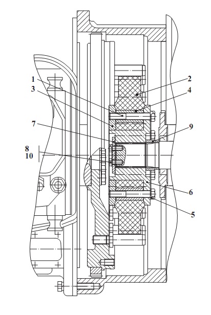 Установка демпфера 342В, В4, В4-01, С4, С4-01, Р(1)