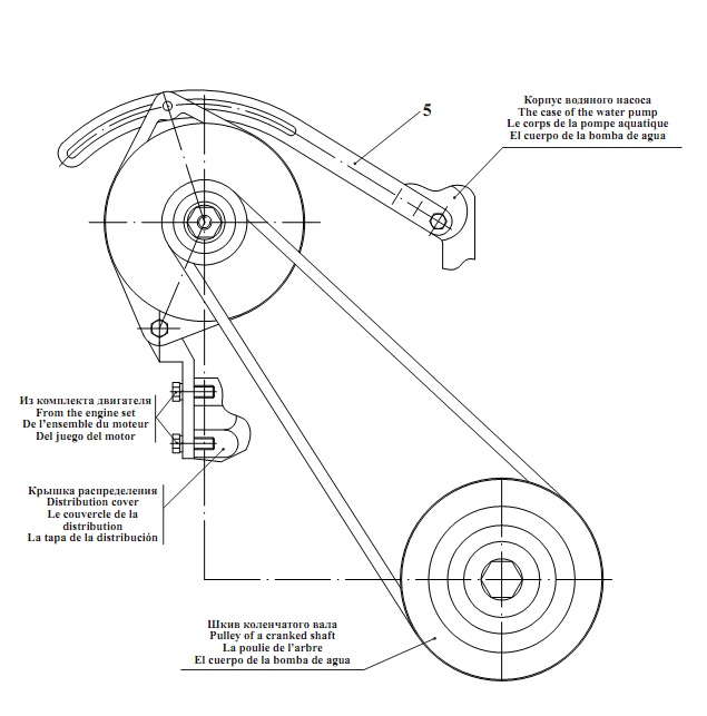 Установка генератора 2661-01(1)