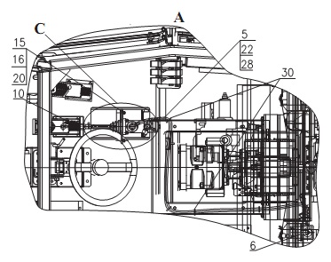Установка главного тормозного цилиндра 320(2)