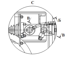 Установка главного тормозного цилиндра 320(3)