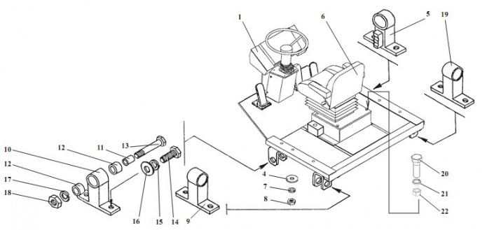 Установка кабины 352(1)