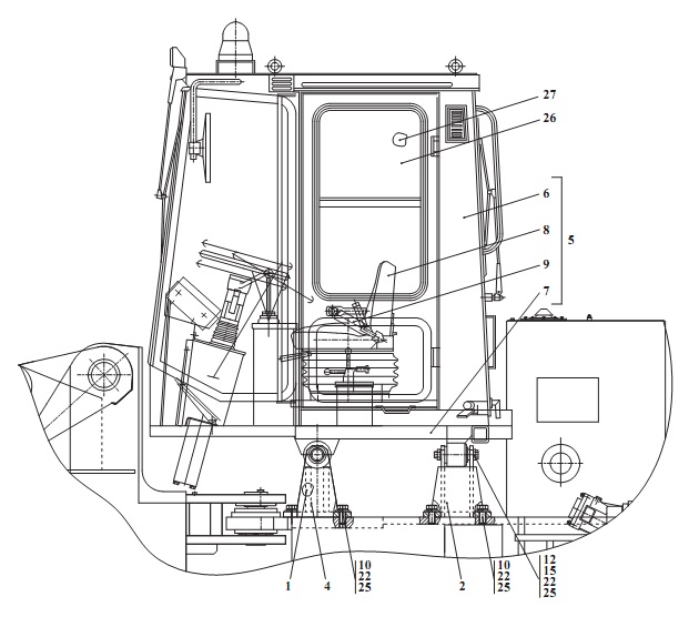 Установка кабины 371(1)