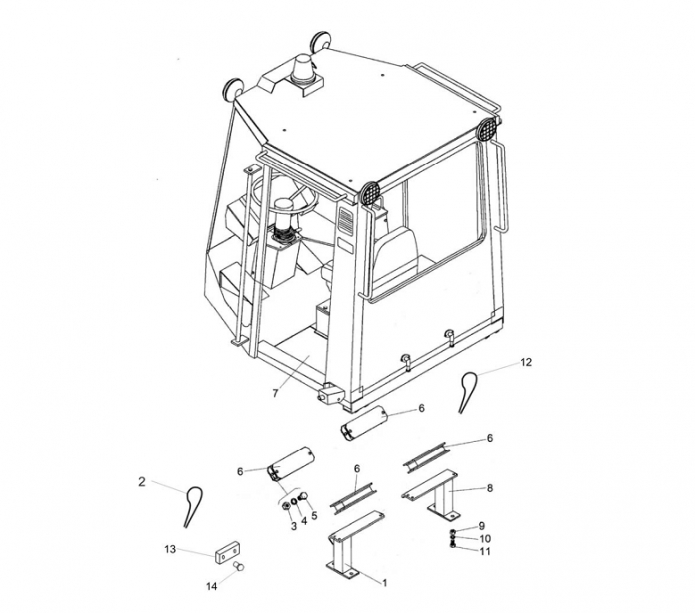 Установка кабины 