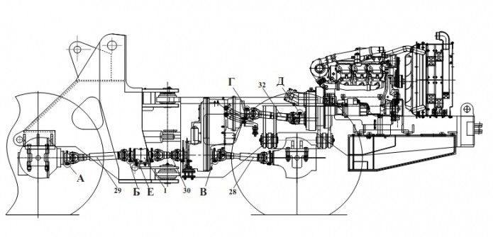 Установка карданных валов 371(1)