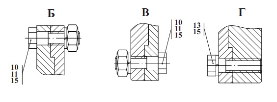 Установка карданных валов и редуктора 527(3)