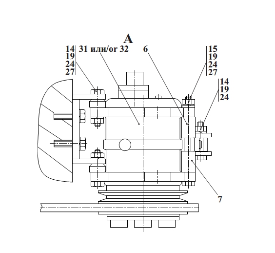 Установка компрессора 2243В(1)