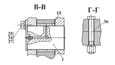 Установка манипулятора и головки 2551(5)
