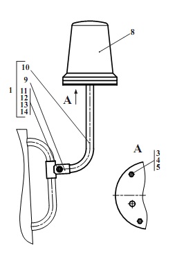 Установка маяка сигнального 320(1)