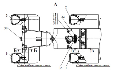 Установка мостов 320(3)
