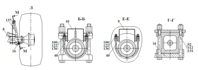 Установка мостов и колес 2551(2)