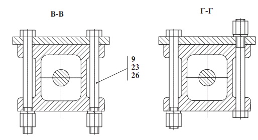 Установка мостов и колес 342В, В4, В4-01, С4, С4-01, Р(2)