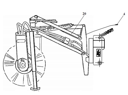 Установка подметально-уборочного оборудования Holms 320(1)