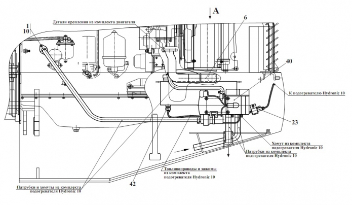 Установка подогревателей 2551(1)