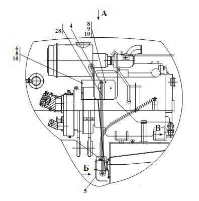 Установка подогревателя 371(1)