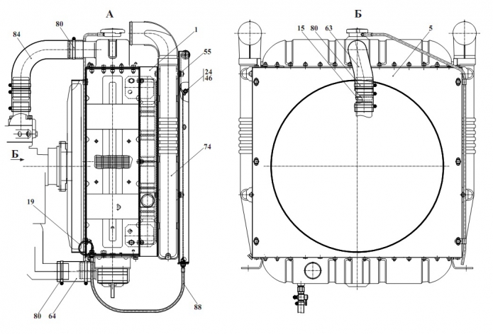 Установка радиаторов 2551(3)