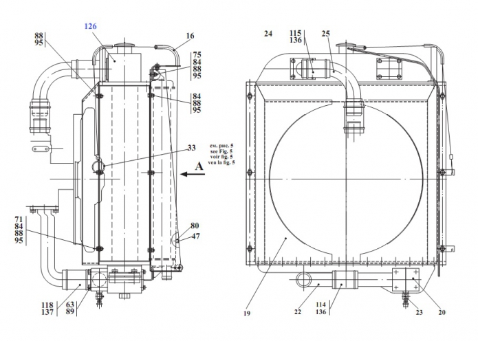 Установка радиаторов 342В, В4, В4-01, С4, С4-01, Р(1)
