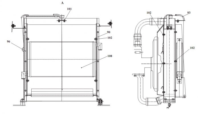 Установка радиаторов 342В, В4, В4-01, С4, С4-01, Р(9)