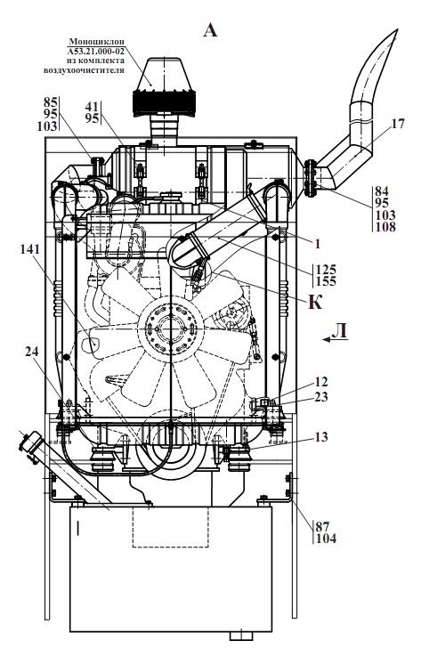 Установка силовая 2551(3)