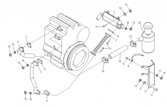Установка силовая 6223(3)