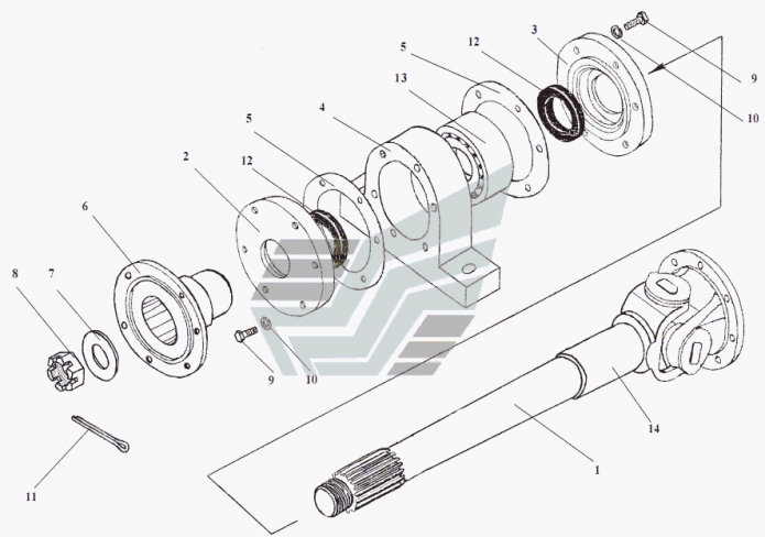 Вал карданный 351(1)