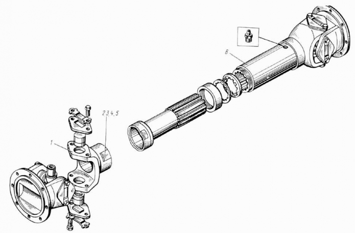Вал карданный 9531 (ДЭ-226)