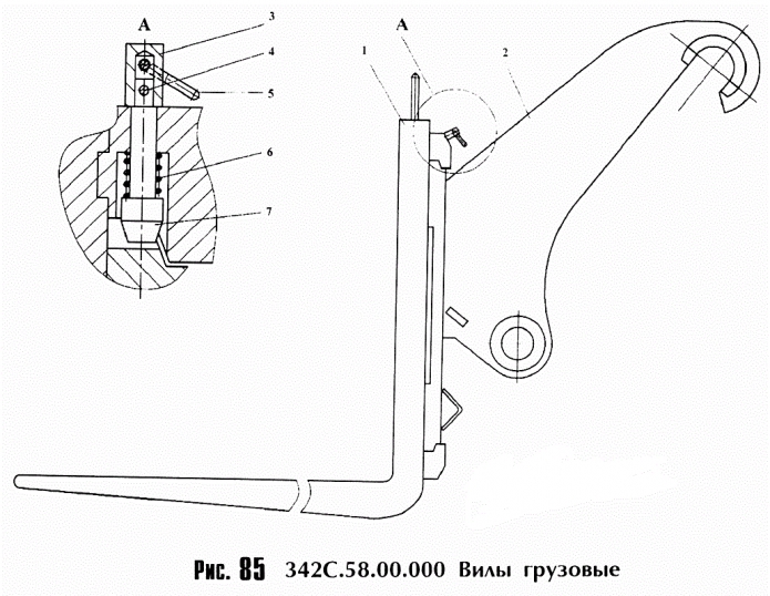Вилы грузовые 342с(1)