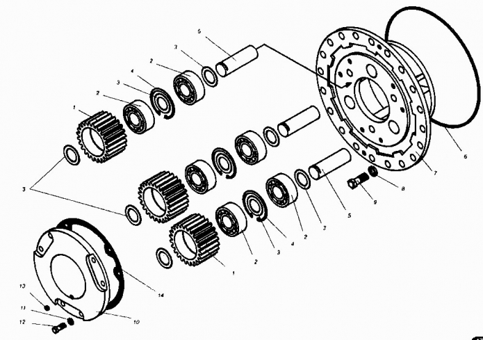 Водило с сателлитами 333(1)