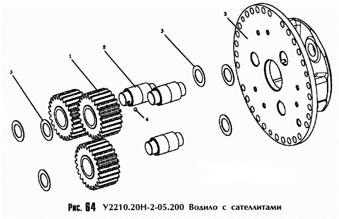 Водило с сателлитами 342с(1)