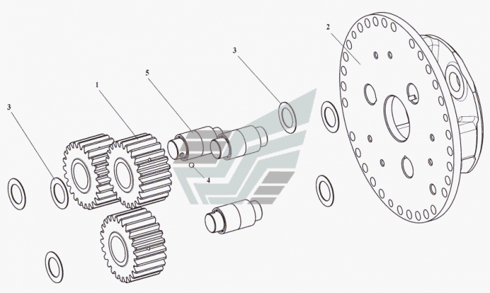 Водило с сателлитами 351(1)