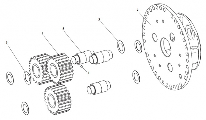 Водило с сателлитами 352(1)