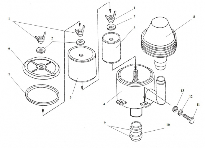 Воздухоочиститель 333В,333В-01,333В4,332С-01,332С4-01(1)