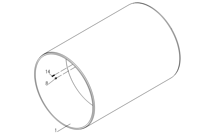Задний валец 6622(2)