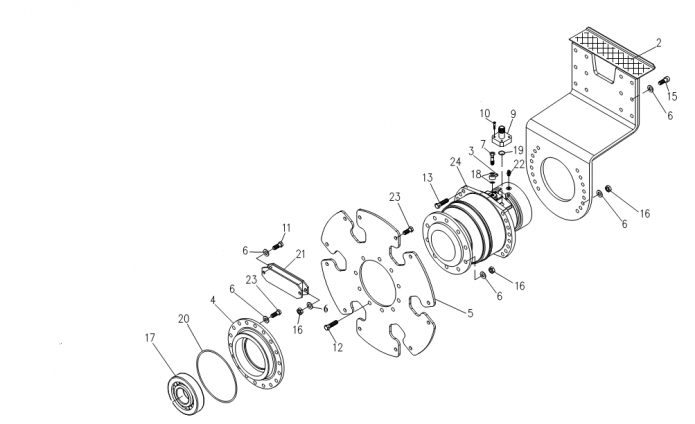 Задний валец 6622(3)