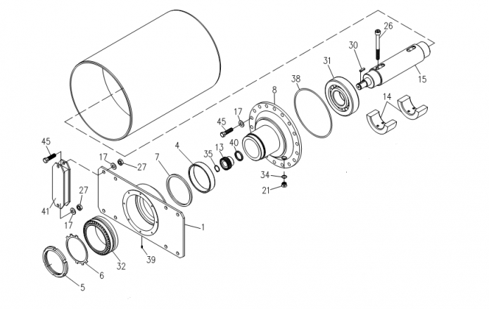 Задний валец