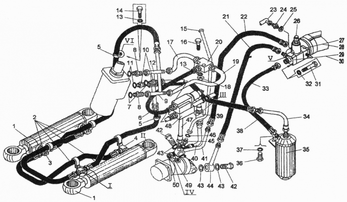 Гидросистема рулевого управления 327(1)