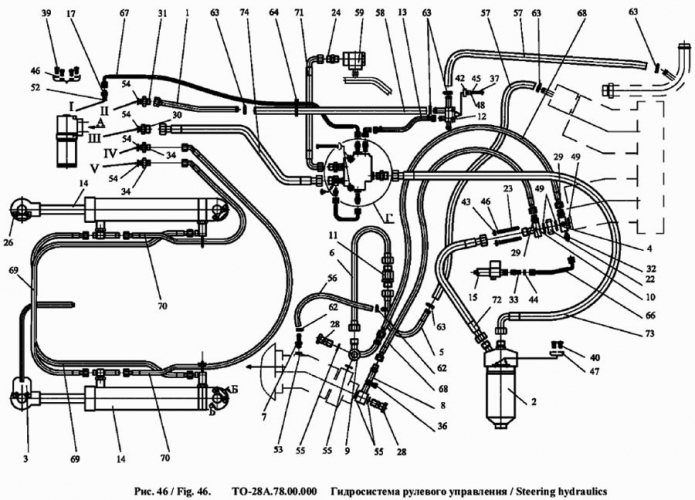 Гидросистема рулевого управления 342a(1)